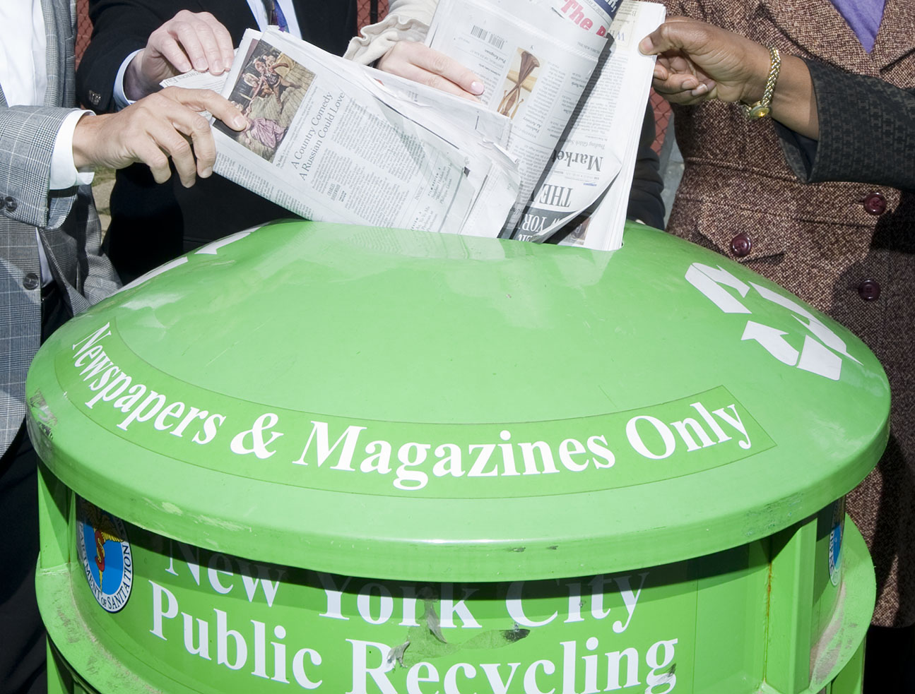 NYC Recycling Bin Think You're Recycling, Think Again